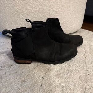 Sorel Black Ankle Boots